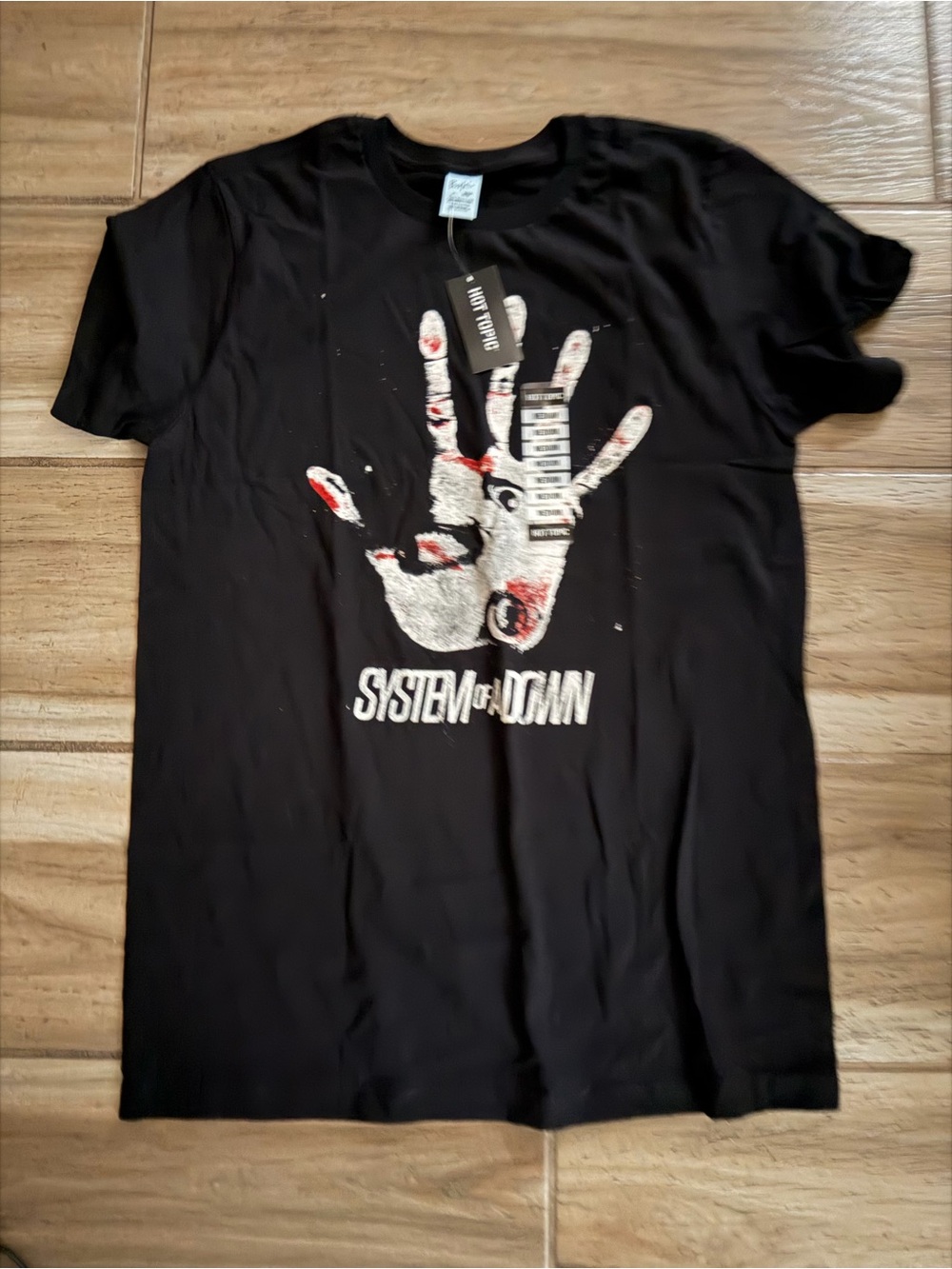System of a Down Black Graphic Band Tee